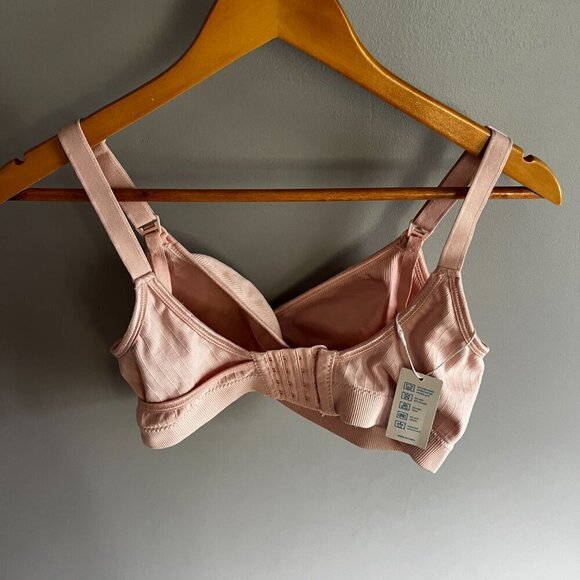 Maternity Pink Nursing bra Size Medium Breastfeeding New with tags - Picture 3 of 6